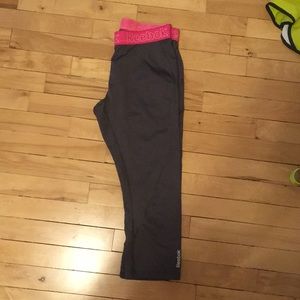 Reebok Gray Cropped Leggings